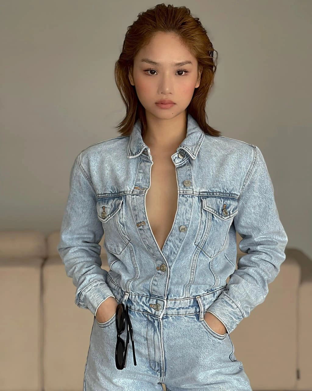 đại chiến phong cách denim on denim kỳ duyên miu lê hay yến trang ngầu nhất