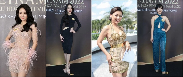 Dàn ngựa chiến xuất hiện tại sơ khảo miss grand vietnam mai ngô lộ ngấn mỡ quỳnh châu mang theo cặp kiếm nhật