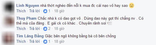 Đăng ảnh gọt mướp của chị dâu để chê khéo em chồng không ngờ bị mắng sấp mặt