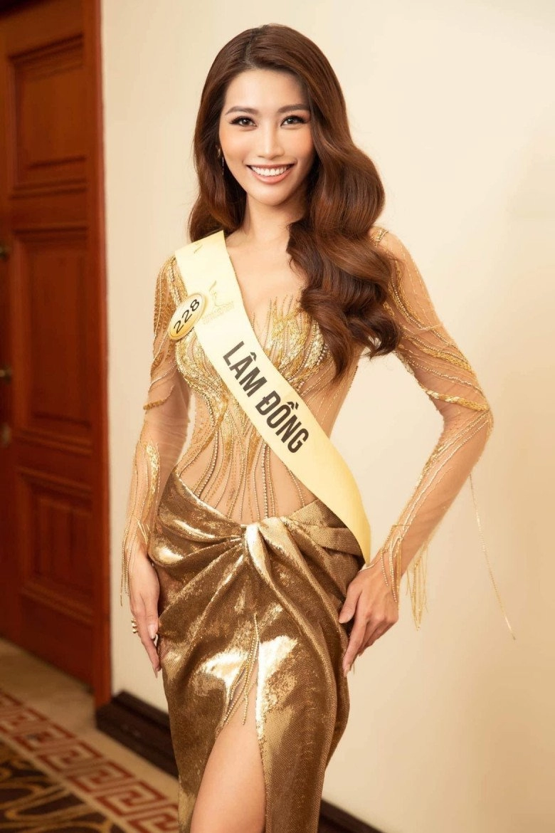 Diện lại váy của hoa hậu ngọc châu thí sinh miss grand vietnam có lấy vía đăng quang