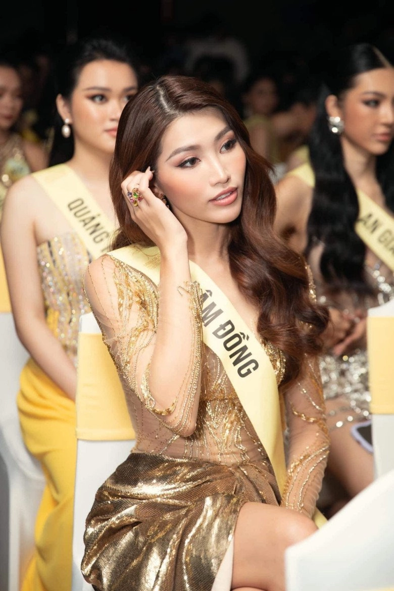 Diện lại váy của hoa hậu ngọc châu thí sinh miss grand vietnam có lấy vía đăng quang