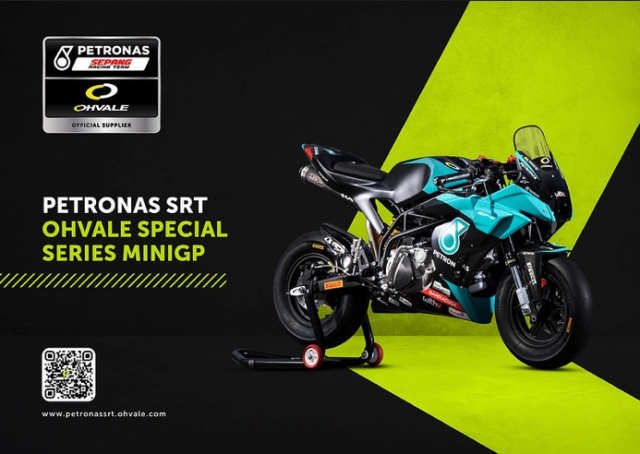 Đội đua petronas sepang ra mắt phiên bản minibike ohvale gp-0 minigp với số lượng giới hạn