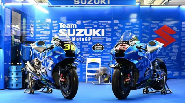 Đội đua suzuki motogp chào tạm biệt người hâm mộ bằng cuốn sách ảnh kỹ thuật số