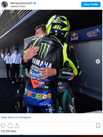 Đồng đội và đối thủ đã nói gì khi hay tin valentino rossi giải nghệ