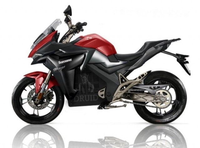 Druid motorcycle - thương hiệu mỹ tạo ra mẫu xe điện hybrid với công suất tối đa 230hp