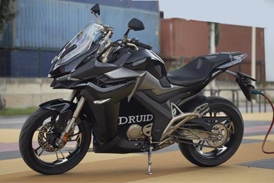 Druid motorcycle - thương hiệu mỹ tạo ra mẫu xe điện hybrid với công suất tối đa 230hp