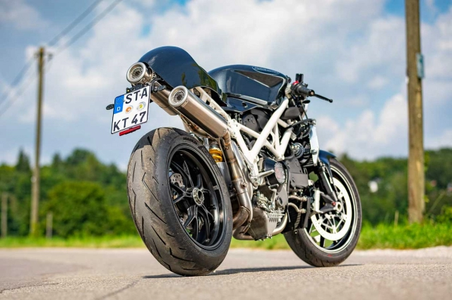 Ducati 1098 độ cafe racer với biệt danh góa phụ đen