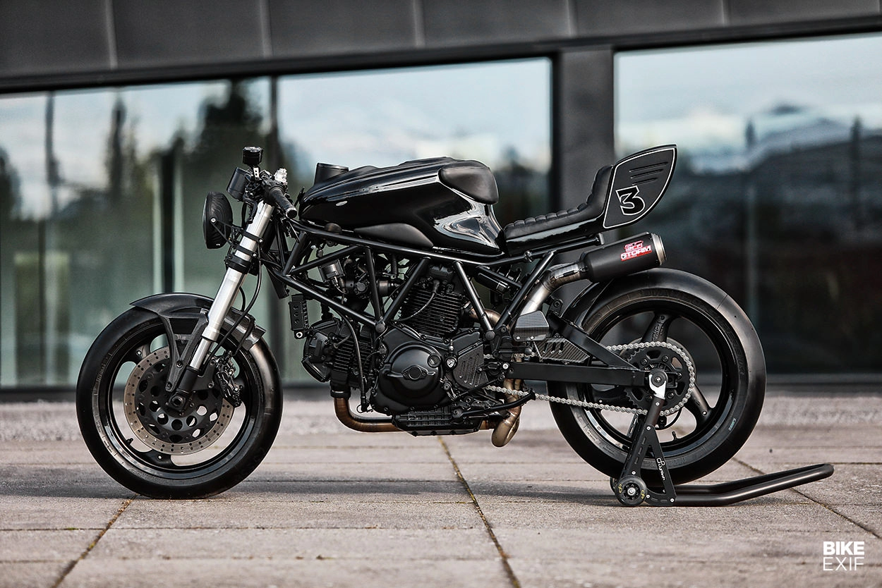 Ducati 900 ss độ theo chủ đề black in black đến từ nhà thiết kế bỉ