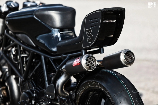 Ducati 900 ss độ theo chủ đề black in black đến từ nhà thiết kế bỉ