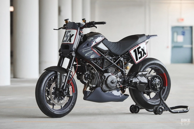 Ducati hypermotard độ phong cách flat tracker đến từ analog motorcycle