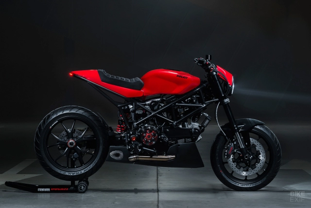 Ducati multistrada độ lại theo phong cách cafe racer