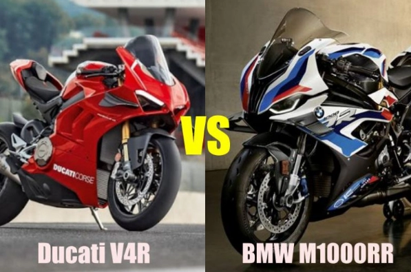 Ducati panigale v4 r và bmw m1000rr trên bàn cân thông số