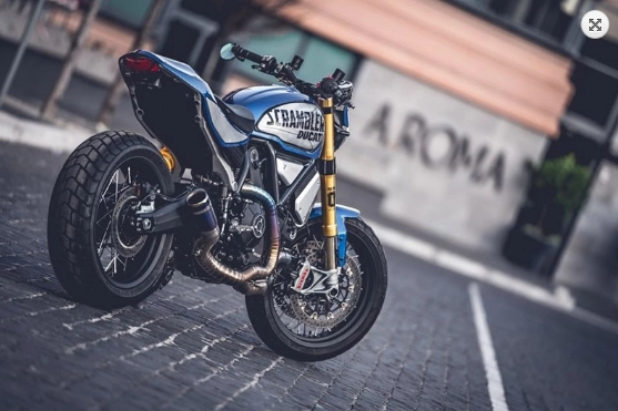 Ducati scrambler 1100 giật giải nhất tại ducati custom rumble 2020