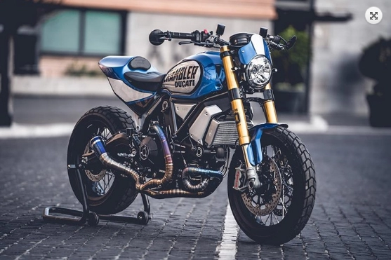 Ducati scrambler 1100 giật giải nhất tại ducati custom rumble 2020