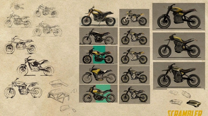 Ducati scrambler với khái niệm thiết kế hoàn toàn mới