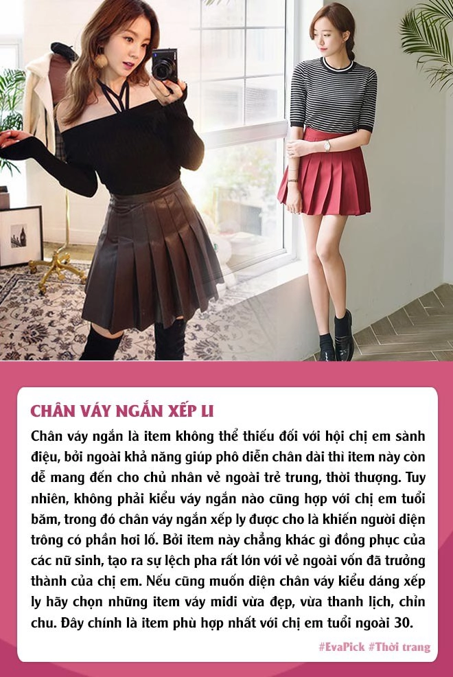 Eva pick phụ nữ ngoài 30 thời thượng không bao giờ diện 7 món nàyvì vừa quê vừa kém sang