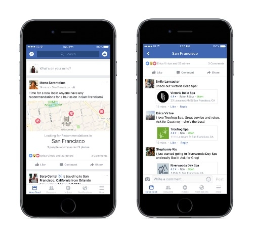 Facebook cập nhật hàng loạt chức năng mới trên ios