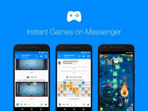 Facebook messenger có thêm game và nhiều tính năng mới