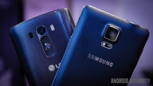 Galaxy note 4 vs lg g3 hàng khủng đối đầu