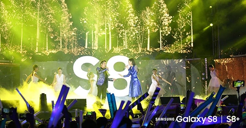 Galaxy s8 khuấy đảo người yêu công nghệ bằng đại tiệc âm nhạc