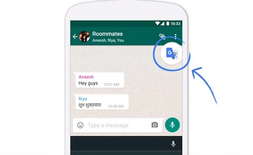 Google translate hỗ trợ dịch trực tiếp trong các ứng dụng khác