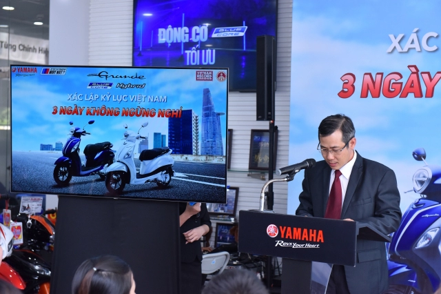 Grande hybrid xác lập 2 kỷ lục việt nam cho yamaha motor