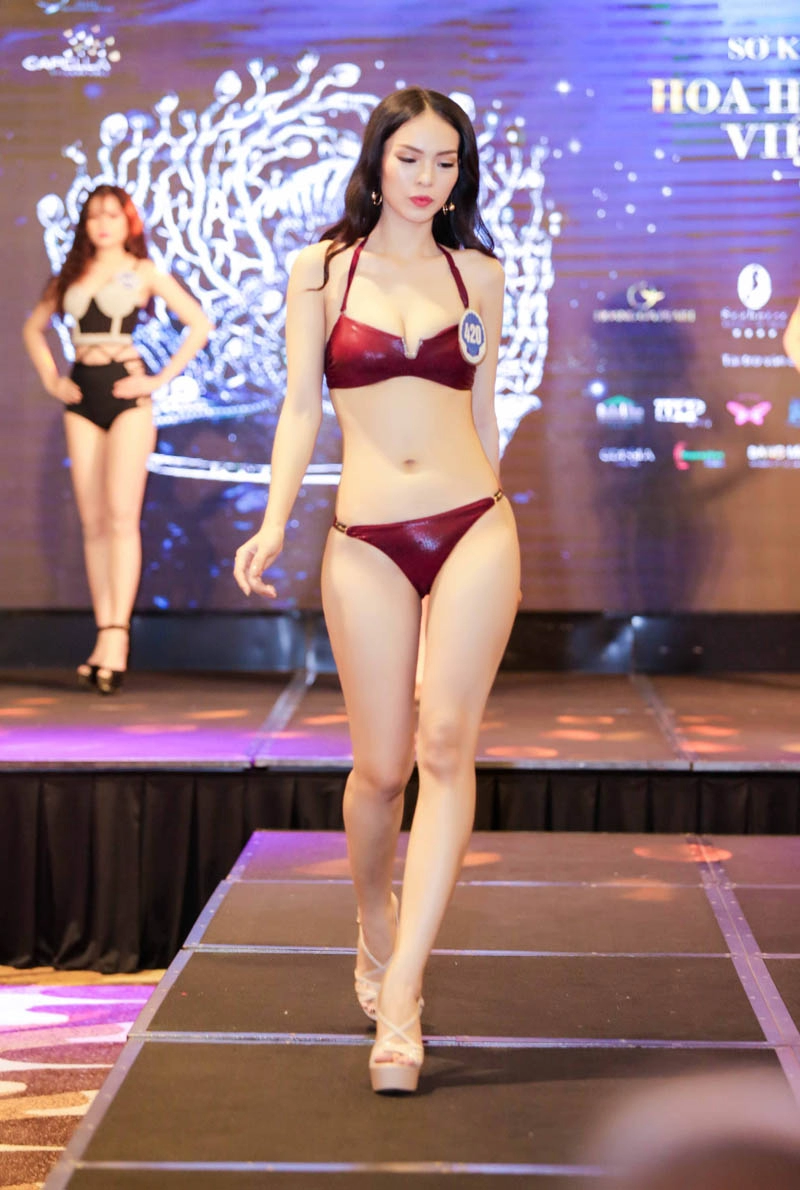 Hoa hậu đại dương thí sinh đẹp hút hồn trong phần thi bikini