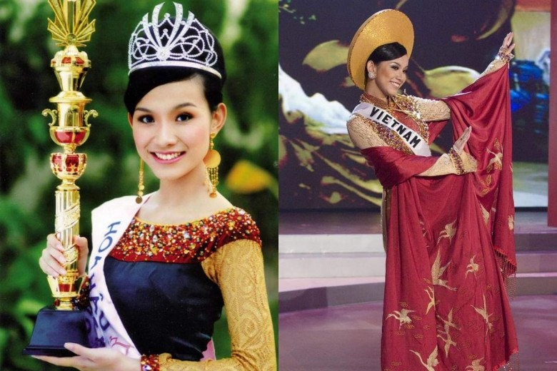Hoa hậu hoàn vũ đầu tiên của việt nam livestream để mặt mộc nhan sắc sau 14 năm đóng băng thời gian