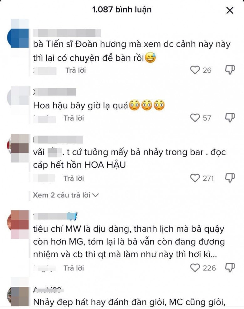 Hoa hậu mai phương đổi style ngoan hiền ăn mặc giống lê bống múa quạt gây tranh cãi