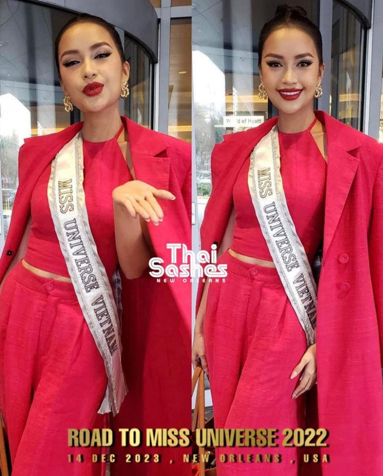 Hoa hậu ngọc châu vừa nhập cuộc miss universe tại mỹ được chăm sóc đặc biệt như bà hoàng