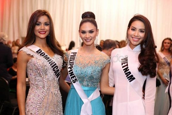 Hoa hậu phạm hương sẽ gặp lại các hoa hậu đình đám tại miss universe 2015 năm xưa