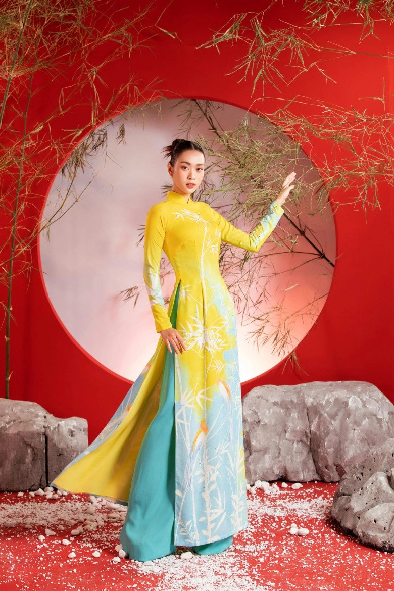 Hoa hậu việt có tên kêu như chuông diện áo dài kêu gọi bảo tồn và phát triển cây tre việt nam