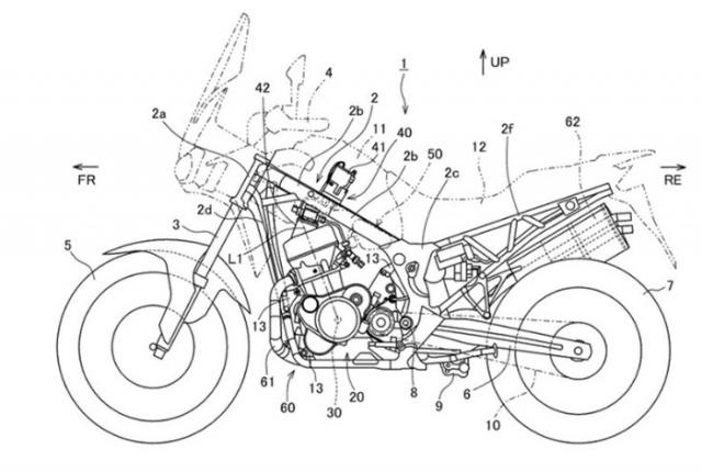 Honda africa twin 2020 sẽ được trang bị hệ thống phun nhiêu liệu direct-injection