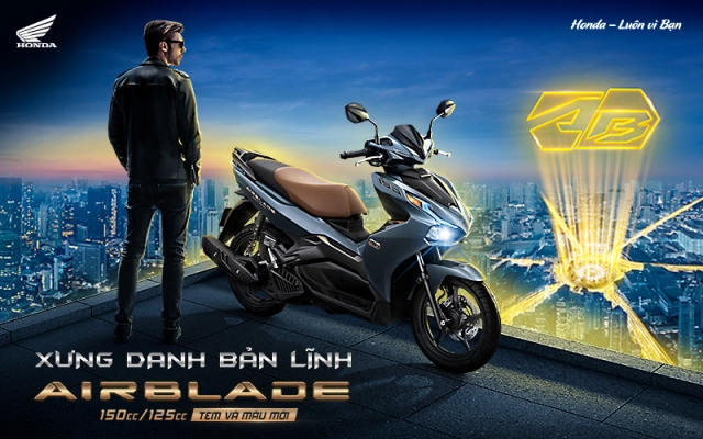 Honda air blade 2021 phiên bản mới vừa được ra mắt