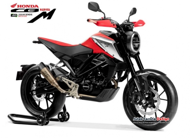 Honda cb125m lộ diện hình ảnh thiết kế hoàn toàn mới