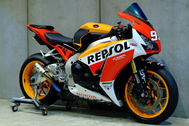 Honda cbr1000rr độ đầy lôi cuốn trong diện mạo repsol racing