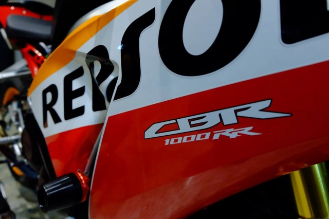 Honda cbr1000rr độ đầy lôi cuốn trong diện mạo repsol racing