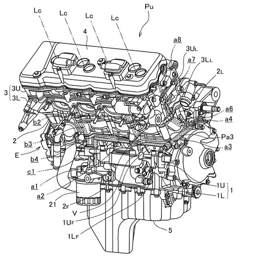 Honda cbr1000rr mới được hé lộ động cơ trang bị công nghệ van biến thiên vtec