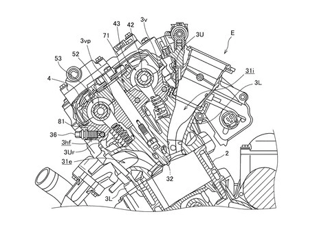 Honda cbr1000rr mới được hé lộ động cơ trang bị công nghệ van biến thiên vtec