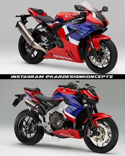 Honda cbr1000rr-r sẽ trông tàn bạo như thế nào nếu biến thành cb1000r-r