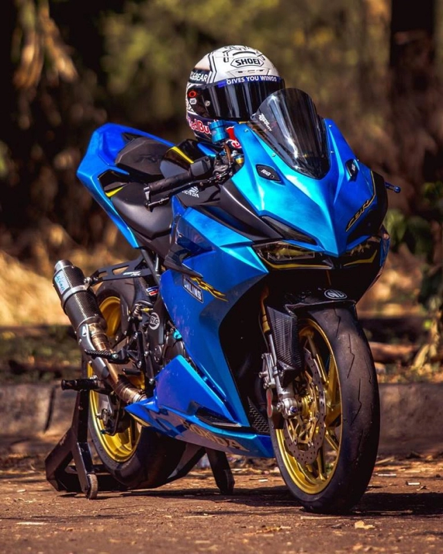 Honda cbr250rr độ phong cách xanh blue tràn đầy hi vọng