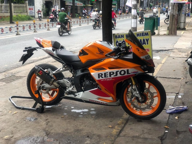 Honda cbr250rr độ sở hữu ngoại hình chất chơi từ dàn trang bị full option