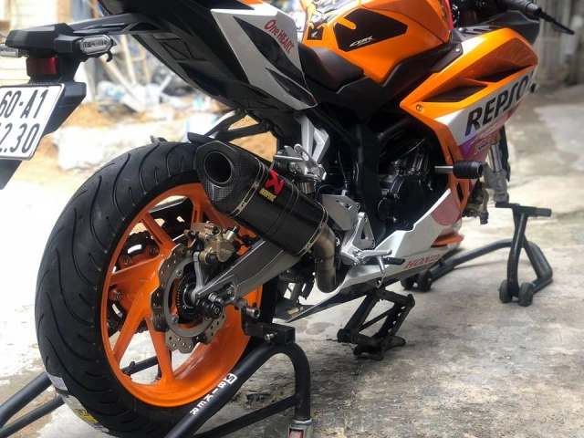 Honda cbr250rr độ sở hữu ngoại hình chất chơi từ dàn trang bị full option