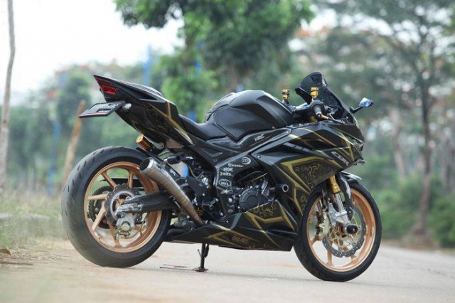 Honda cbr250rr khủng long con sành điệu bên đồ hiệu