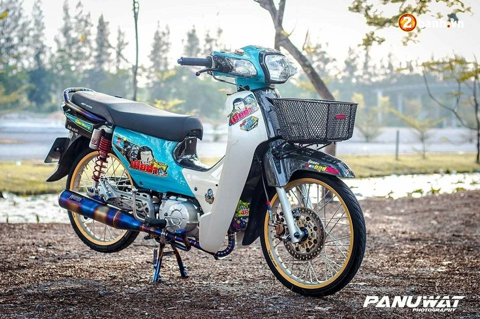 Honda cub fi độ huy hoàng vượt bậc mọi thời đại của biker xứ chùa vàng