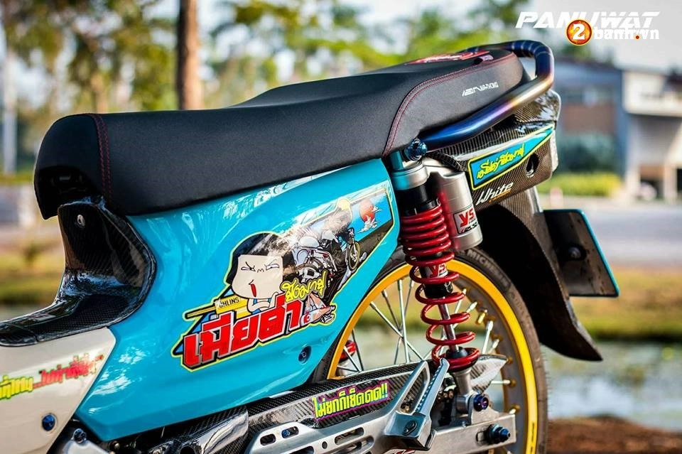 Honda cub fi độ huy hoàng vượt bậc mọi thời đại của biker xứ chùa vàng