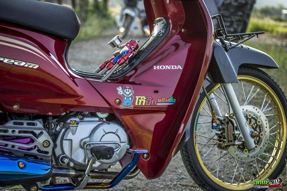 Honda cub fi độ mang vẻ đẹp tìm ẩn đến từ biker xứ chùa vàng
