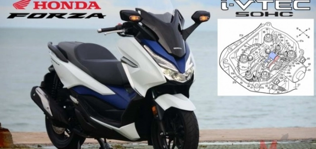 Honda forza300 pcx150 sắp sửa được trang bị van biến thiên v-tec