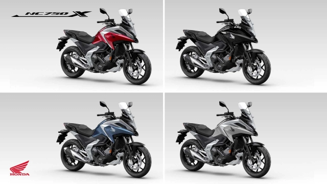 Honda nt1100 nc750x forza 750 và x-adv 2023 được cập nhật màu mới