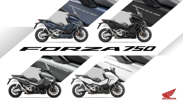 Honda nt1100 nc750x forza 750 và x-adv 2023 được cập nhật màu mới